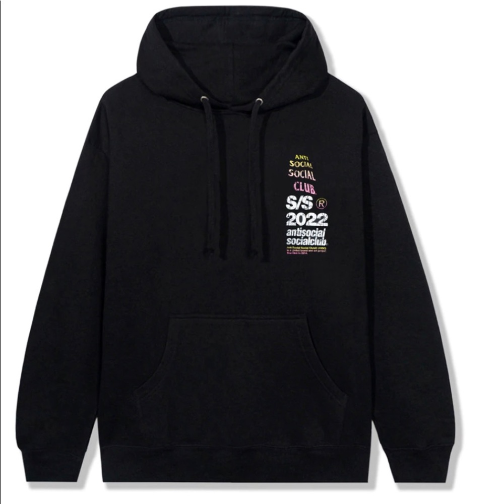 Unopened/Unworn Anti Social Social Club Link In Bio Black Hoodie - Medium